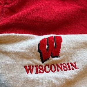 Vintage Wisconsin striped rugby shirt